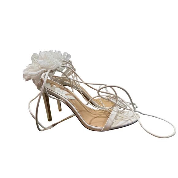 Gianni Bini x Caelynn Bell Papillon Flower Heels 10 | Bridal Y2K Coquette - Picture 6 of 6